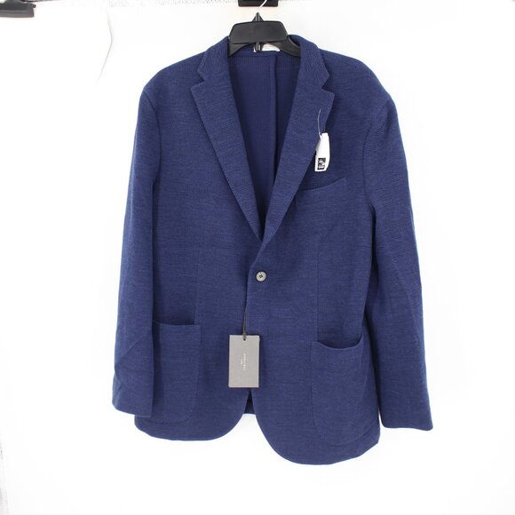 NWT Boglioli Sport Coat Mens 46R Linea K Jacket Virgin Wool Cotton Made in Italy